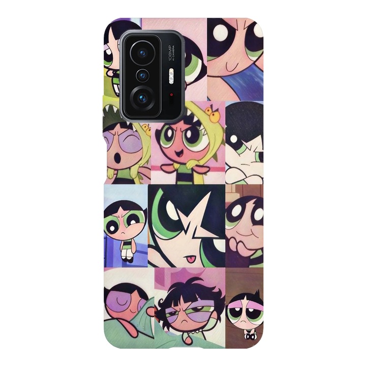 Husa telefon compatibila cu Xiaomi Redmi Note 14, Viceversa, model Buttercup Powerpuff, Silicon, TPU