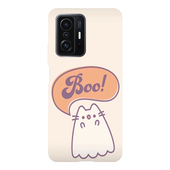 Husa telefon compatibila cu Xiaomi Redmi Note 14 Pro Plus, Viceversa, model Boo Pusheen, Silicon, TPU