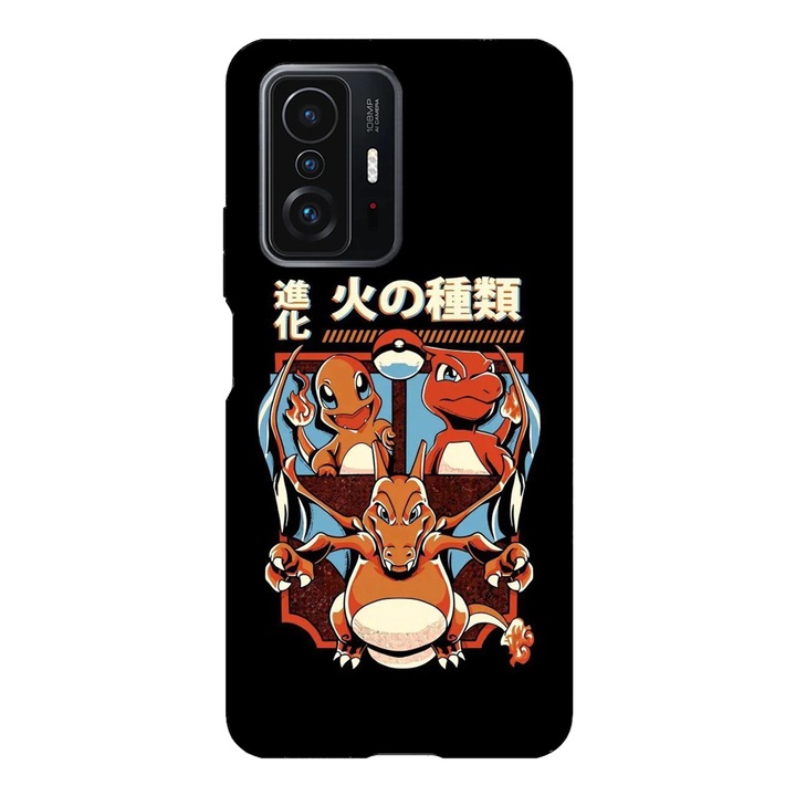 Husa telefon compatibila cu Xiaomi Redmi Note 14 Pro, Viceversa, model Charizard evolutions, Silicon, TPU