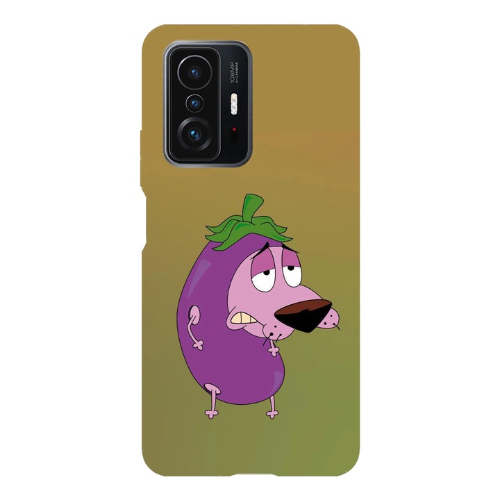 Husa telefon compatibila cu Xiaomi Redmi Note 14 Pro Plus, Viceversa, model Courage Eggplant Costume, Silicon, TPU