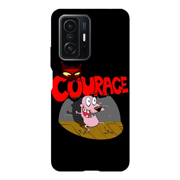 Husa telefon compatibila cu Xiaomi Redmi Note 14 Pro, Viceversa, model Courage the Cowardly Dog Klub Katz, Silicon, TPU