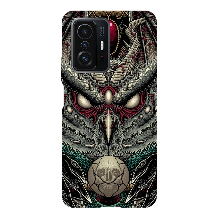 Husa telefon compatibila cu Xiaomi Redmi Note 14 Pro, Viceversa, model Curse of the Dead Owl, Silicon, TPU