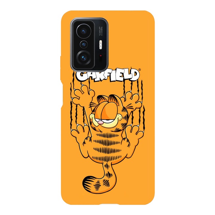 Husa telefon compatibila cu Xiaomi Redmi Note 14 Pro Plus, Viceversa, model Cute Garfield, Silicon, TPU