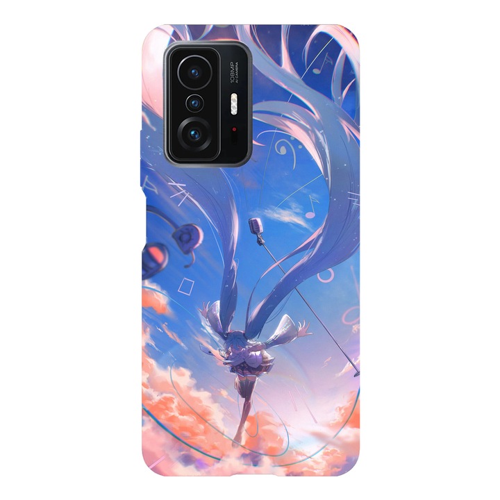 Husa telefon compatibila cu Xiaomi Redmi Note 14 Pro Plus, Viceversa, model Dancing at sunset Hatsune Miku, Silicon, TPU