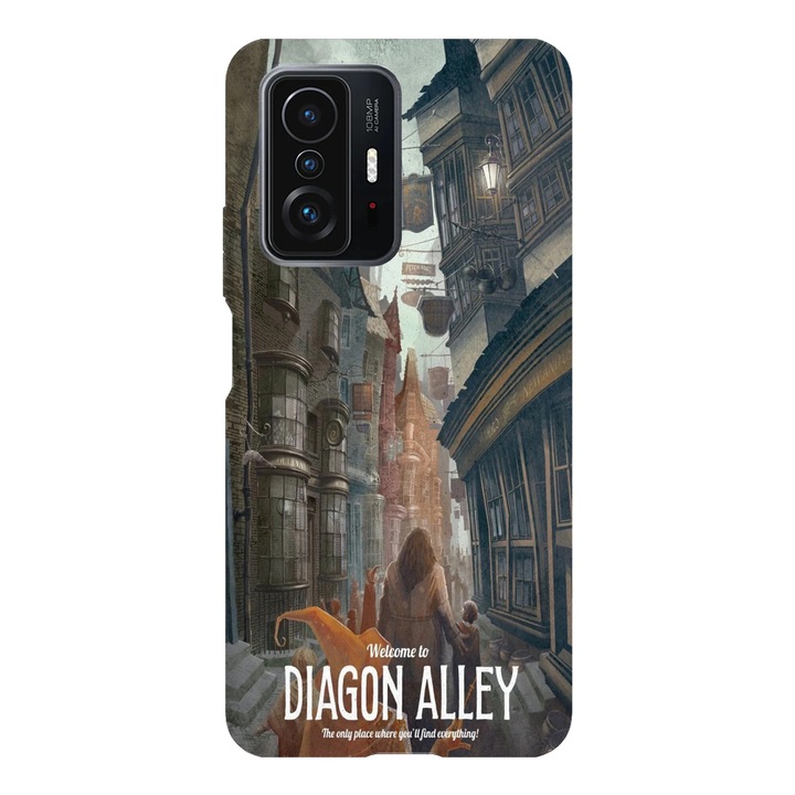 Husa telefon compatibila cu Xiaomi Redmi Note 14 Pro Plus, Viceversa, model Diagon Alley Harry Potter, Silicon, TPU