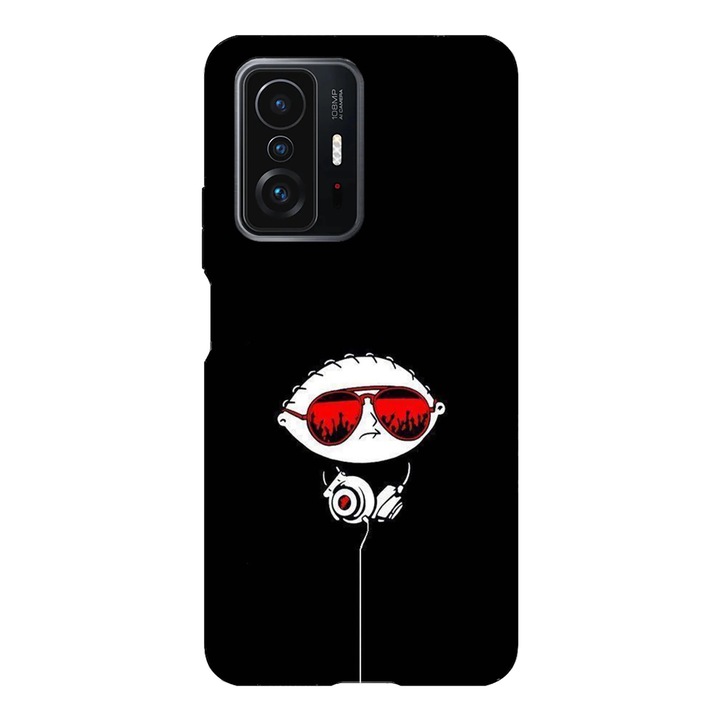 Husa telefon compatibila cu Xiaomi Redmi Note 14 Pro Plus, Viceversa, model Dj Stewie Griffin, Silicon, TPU