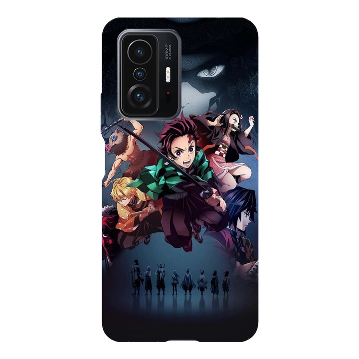 Husa telefon compatibila cu Xiaomi Redmi Note 14, Viceversa, model Demon slayer Ready for Battle, Silicon, TPU