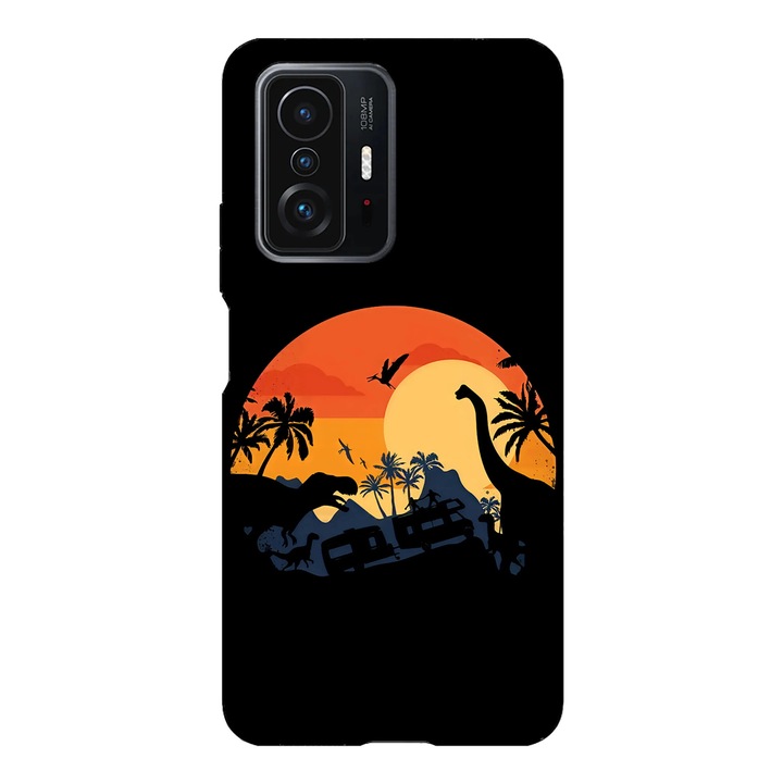 Husa telefon compatibila cu Xiaomi Redmi Note 14 Pro Plus, Viceversa, model Dino Land, Silicon, TPU