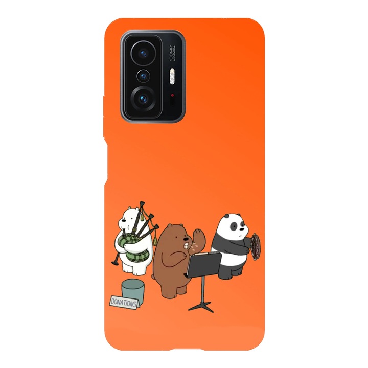 Husa telefon compatibila cu Xiaomi Redmi Note 14 Pro Plus, Viceversa, model Donations We bare bears, Silicon, TPU