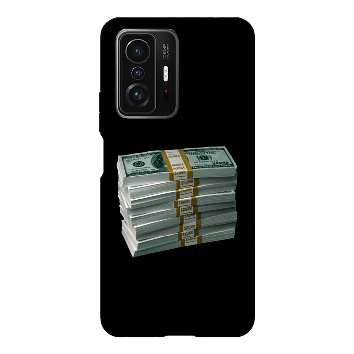 Калъф за телефон, съвместим с Xiaomi 14T, Viceversa, модел Dollars Stacks, силикон, TPU