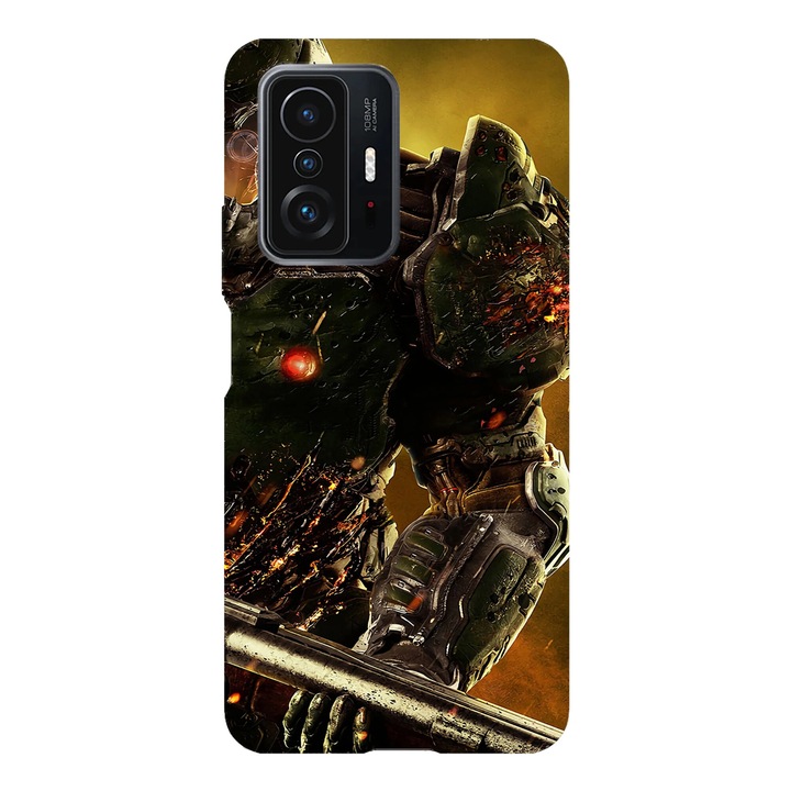 Husa telefon compatibila cu Xiaomi Redmi Note 14 Pro Plus, Viceversa, model Doom Space Marine, Silicon, TPU