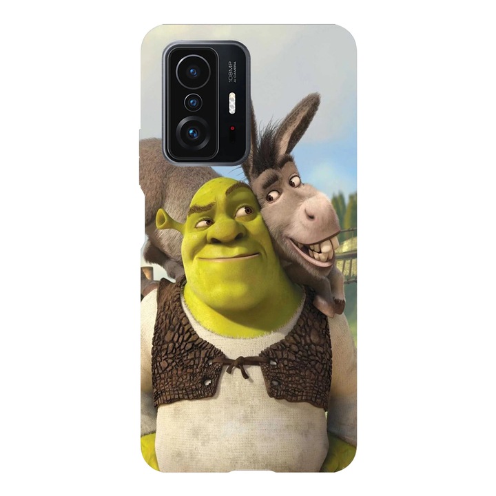 Husa telefon compatibila cu Xiaomi Redmi Note 14 Pro Plus, Viceversa, model Donkey and Shrek, Silicon, TPU
