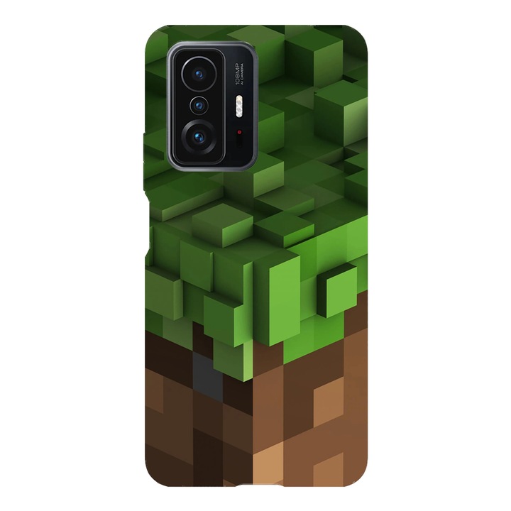 Husa telefon compatibila cu Xiaomi Redmi Note 14, Viceversa, model Earth Block, Silicon, TPU