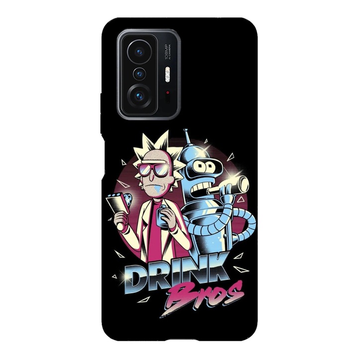 Husa telefon compatibila cu Xiaomi Redmi Note 14 Pro Plus, Viceversa, model Drink-Bros Futurama, Silicon, TPU