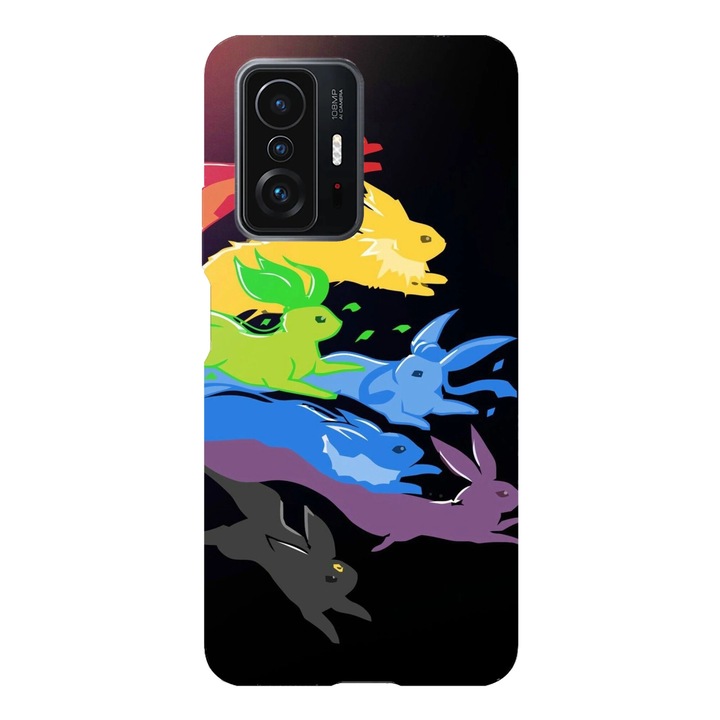 Husa telefon compatibila cu Xiaomi Redmi Note 14 Pro Plus, Viceversa, model Eevee atack, Silicon, TPU