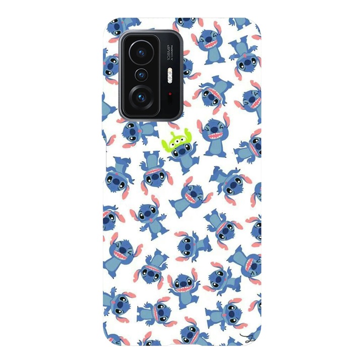 Telefontok kompatibilis: Xiaomi Redmi Note 14 Pro, Viceversa, Find the alien Lilo & Stitch modell, Szilikon, TPU