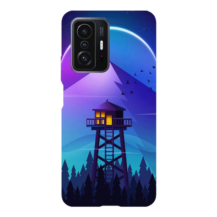 Husa telefon compatibila cu Xiaomi Redmi Note 14 Pro, Viceversa, model Firewatch Minimalist, Silicon, TPU