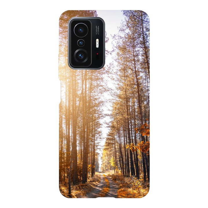 Husa telefon compatibila cu Xiaomi Redmi Note 14 Pro, Viceversa, model Forest fall road, Silicon, TPU