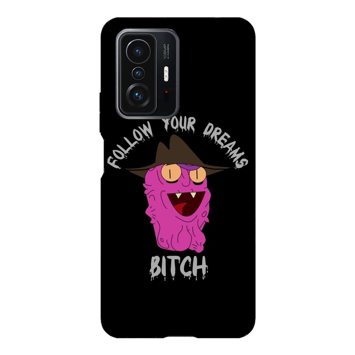 Husa telefon compatibila cu Xiaomi Redmi Note 14 Pro Plus, Viceversa, model Follow YOur Dreams Rick and Morty, Silicon, TPU