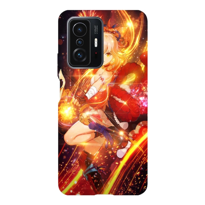 Husa telefon compatibila cu Xiaomi Redmi Note 14, Viceversa, model Genshin Impact game, Silicon, TPU