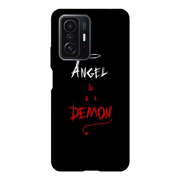 Husa telefon compatibila cu Xiaomi Redmi Note 14 Pro Plus, Viceversa, model Angel&Demon, Silicon, TPU