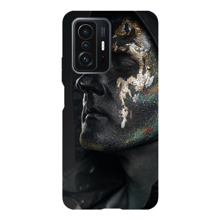 Husa telefon compatibila cu Xiaomi Redmi Note 14 Pro Plus, Viceversa, model Golden Mind, Silicon, TPU