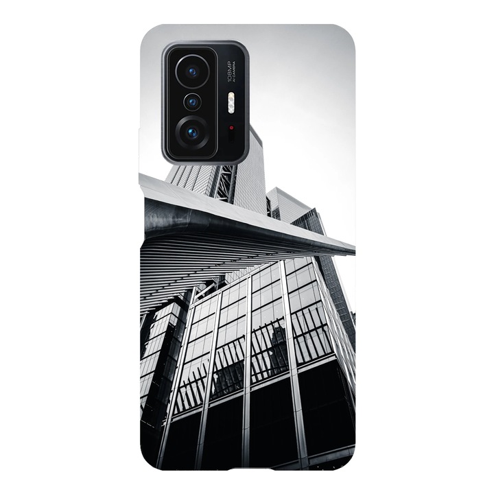 Husa telefon compatibila cu Xiaomi Redmi Note 14 Pro Plus, Viceversa, model Grey city, Silicon, TPU