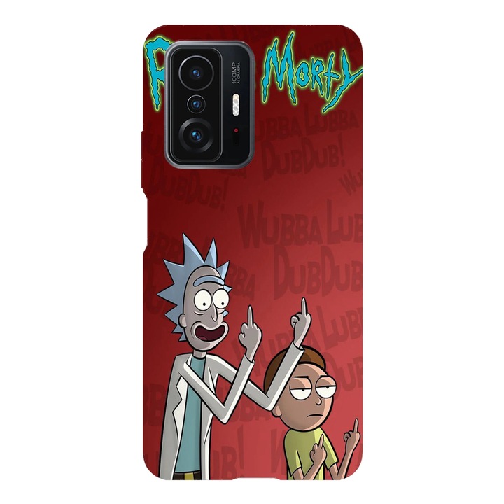 Husa telefon compatibila cu Xiaomi Redmi Note 14, Viceversa, model Hello Rick and Morty, Silicon, TPU