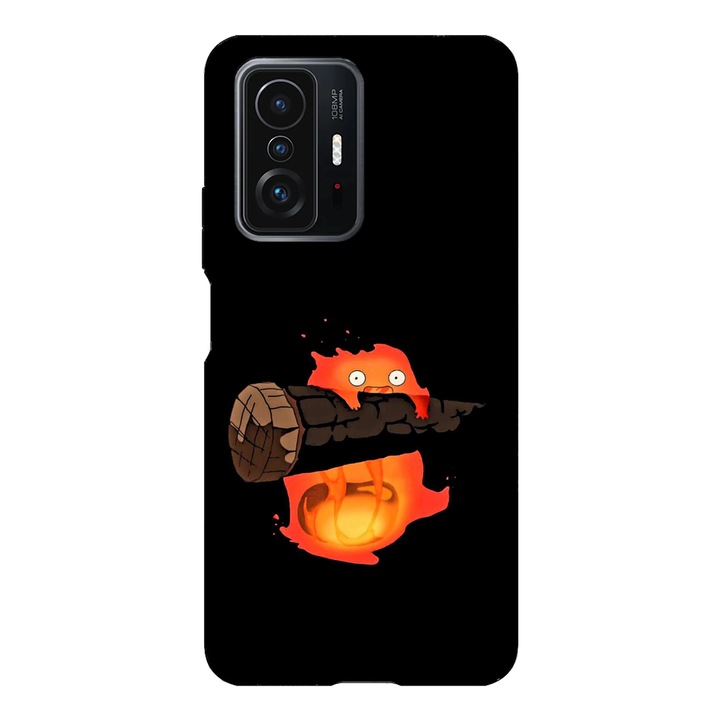 Husa telefon compatibila cu Xiaomi Redmi Note 14, Viceversa, model Hi am calcifer, Silicon, TPU