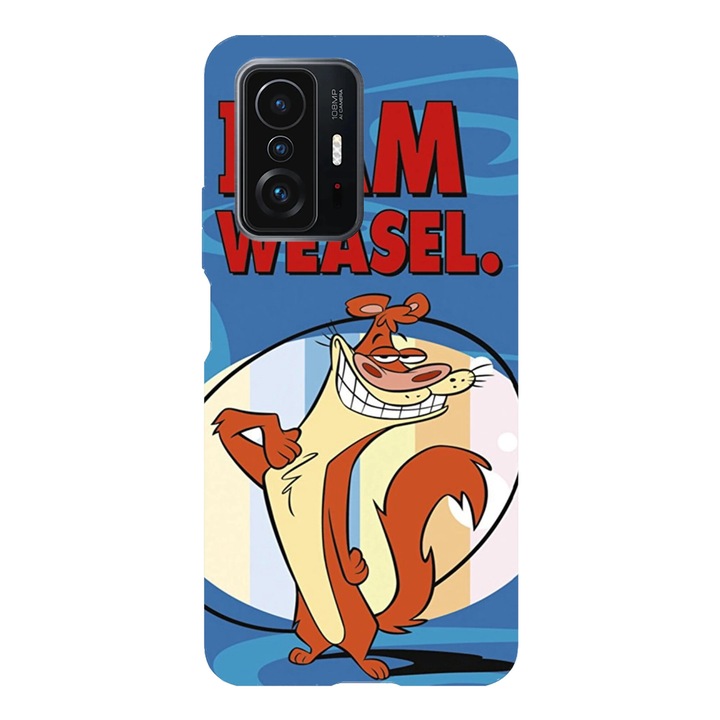 Husa telefon compatibila cu Xiaomi Redmi Note 14 Pro Plus, Viceversa, model I am Weasel, Silicon, TPU