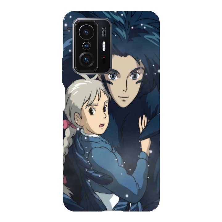 Husa telefon compatibila cu Xiaomi Redmi Note 14 Pro Plus, Viceversa, model Howl and Sophie Howl Moving Castle, Silicon, TPU