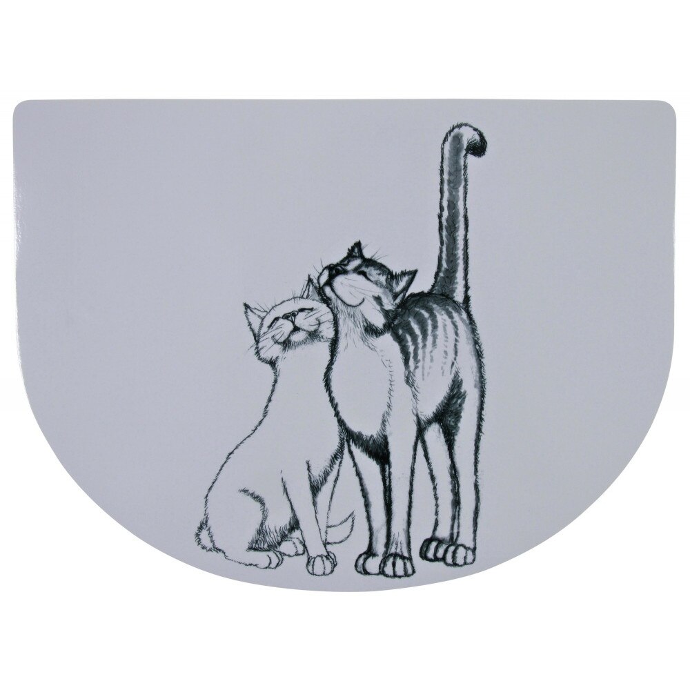 Suport/placemat pentru castron Trixie alb 40 x 30 cm 24540