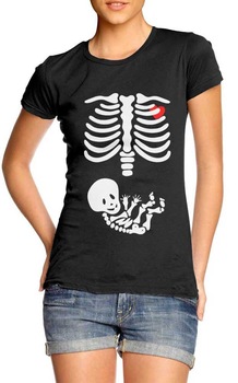 Tricou Personalizat Pentru Gravide Radiografie, L, Negru Tricou Personalizat Pentru Gravide Radiografie, L, Negru
