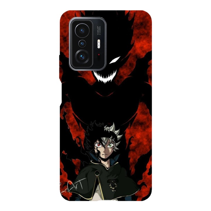 Husa telefon compatibila cu Xiaomi Redmi Note 14 Pro, Viceversa, model Black Clover Astra Demons, Silicon, TPU