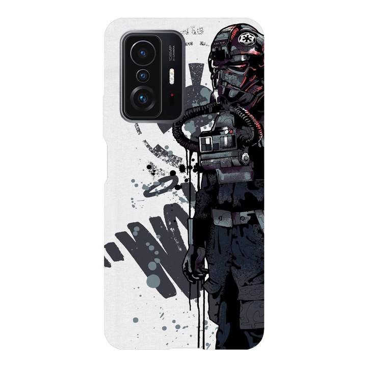 Husa telefon compatibila cu Xiaomi Redmi Note 14 Pro Plus, Viceversa, model Imperial TIE Fighter, Silicon, TPU
