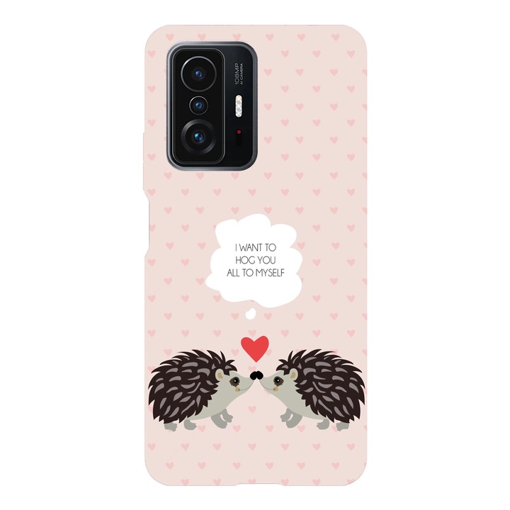 Калъф за телефон, съвместим с Xiaomi 14T, Viceversa, модел I want to hog you only to yourself, Silicon, TPU