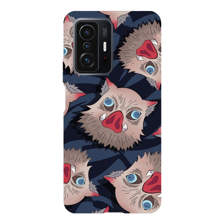 Husa telefon compatibila cu Xiaomi Redmi Note 14 Pro Plus, Viceversa, model Inosuke Demon Slayer, Silicon, TPU