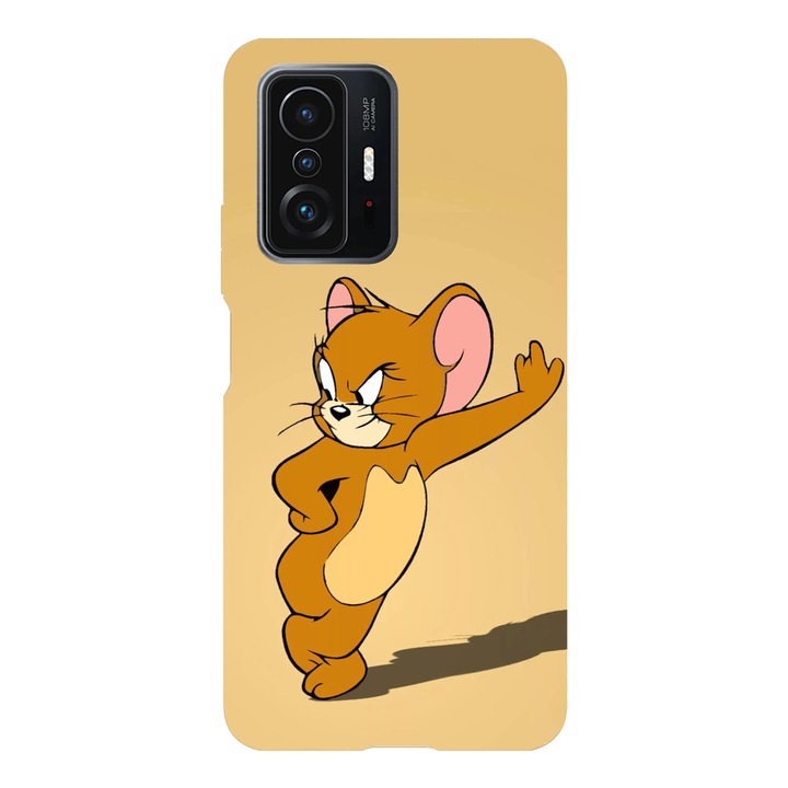Husa telefon compatibila cu Xiaomi Redmi Note 14 Pro Plus, Viceversa, model Jerry posture, Silicon, TPU