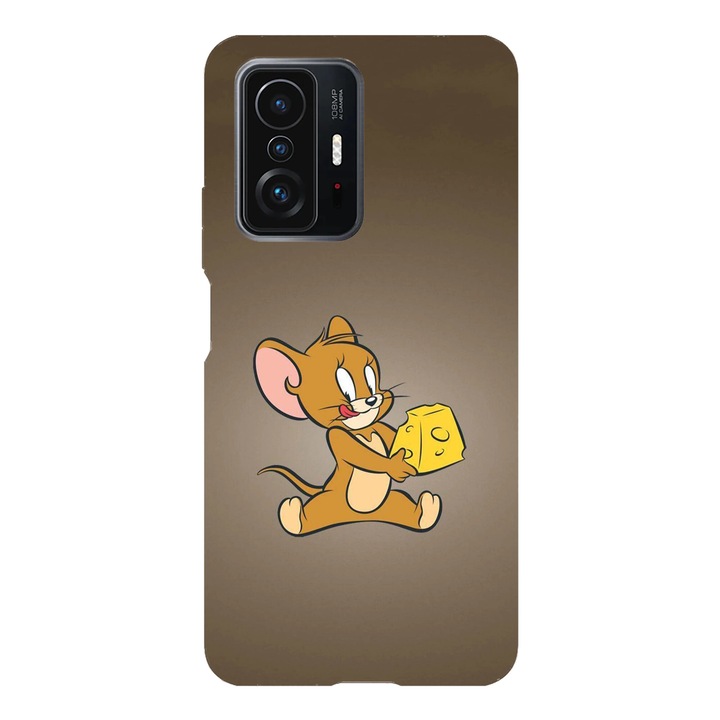 Husa telefon compatibila cu Xiaomi Redmi Note 14 Pro Plus, Viceversa, model Jerry Loves his cheese, Silicon, TPU