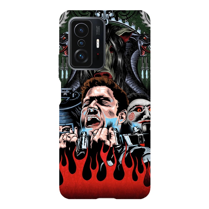 Калъф за телефон, съвместим с Xiaomi Redmi Note 14 Pro Plus, обратно, модел на мозайката, силикон, TPU