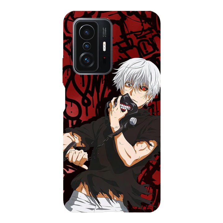 Husa telefon compatibila cu Xiaomi Redmi Note 14 Pro Plus, Viceversa, model Ken Maks Tokyo Ghoul, Silicon, TPU