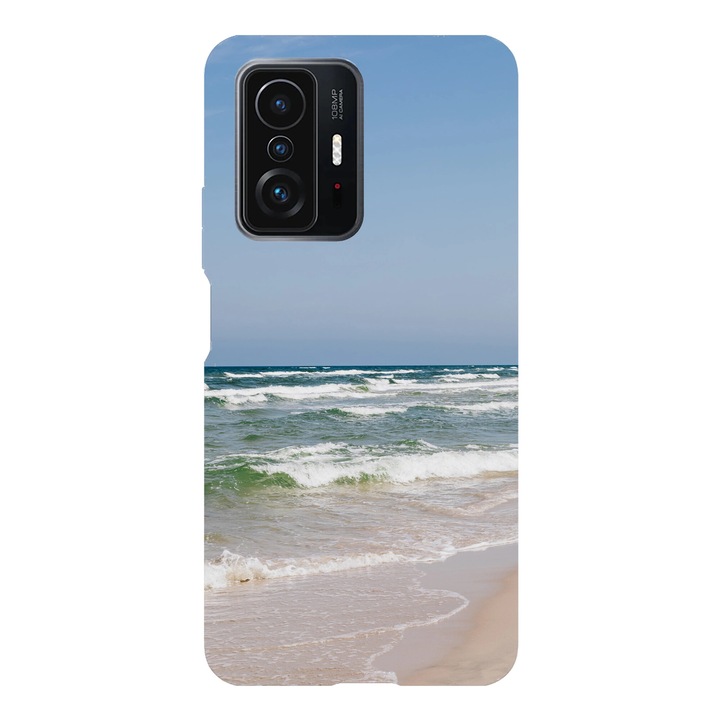 Husa telefon compatibila cu Xiaomi Redmi Note 14 Pro Plus, Viceversa, model Clear sky over beach, Silicon, TPU