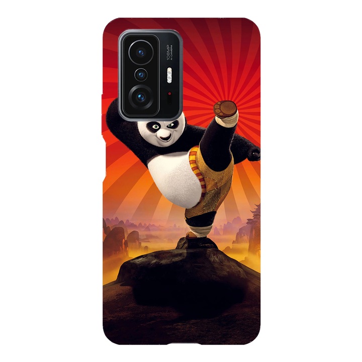 Husa telefon compatibila cu Xiaomi Redmi Note 14 Pro, Viceversa, model Kung Fu Panda, Silicon, TPU