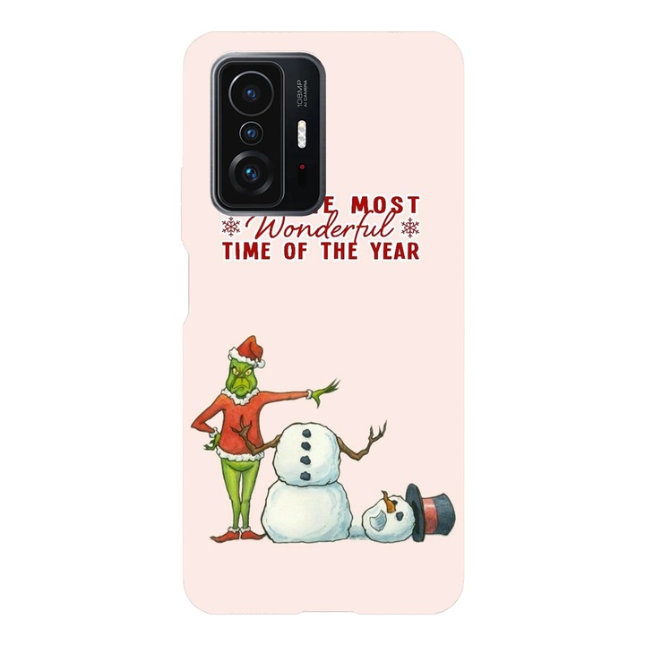 Husa telefon compatibila cu Xiaomi Redmi Note 14 Pro Plus, Viceversa, model Lets kill a snowman Grinch, Silicon, TPU