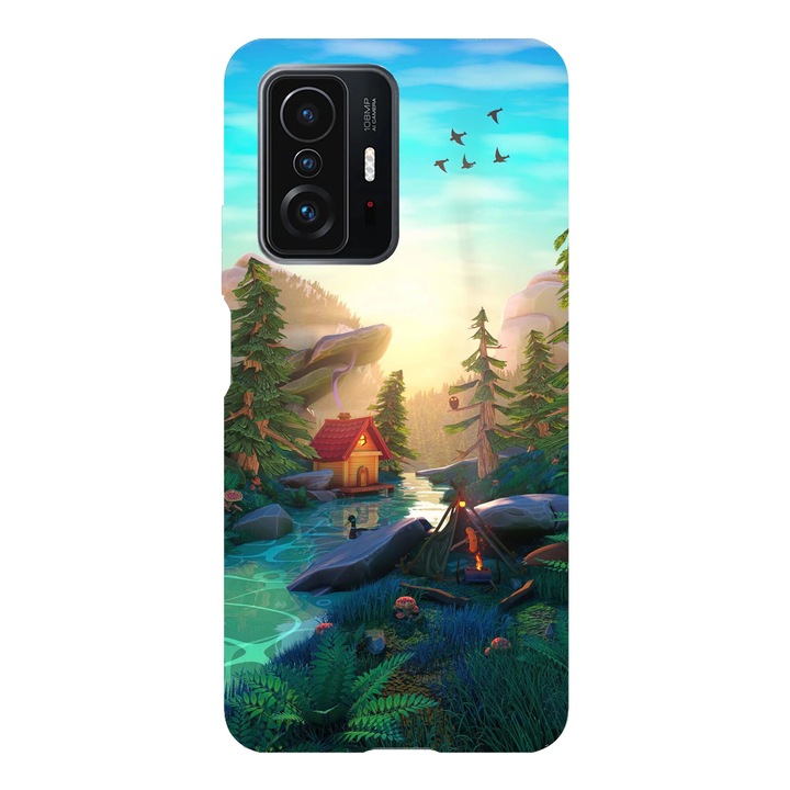 Husa telefon compatibila cu Xiaomi Redmi Note 14, Viceversa, model Deep into nature, Silicon, TPU