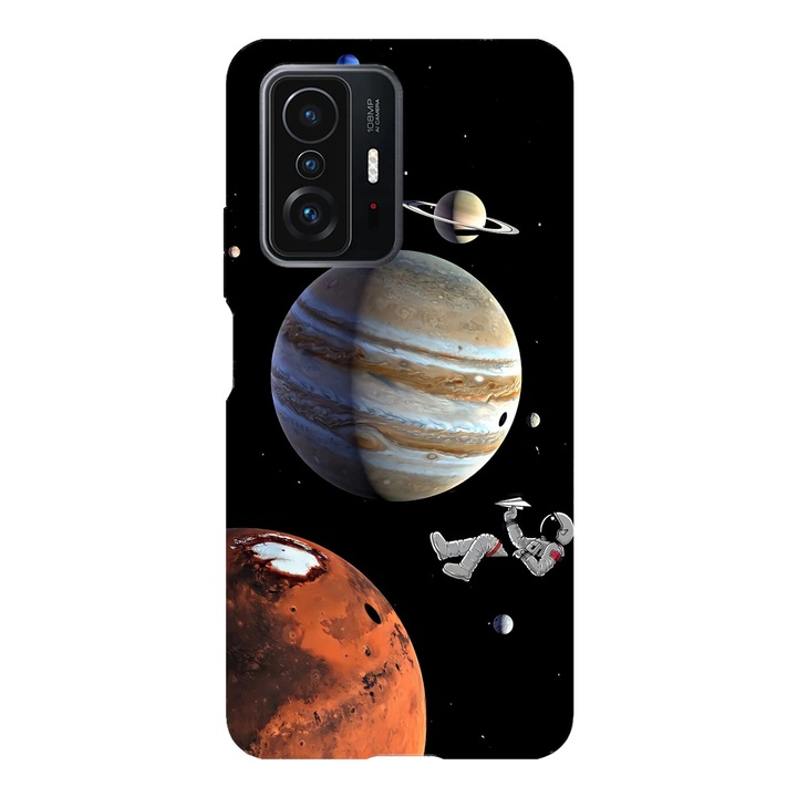 Husa telefon compatibila cu Xiaomi Redmi Note 14 Pro Plus, Viceversa, model Living Among Planets, Silicon, TPU