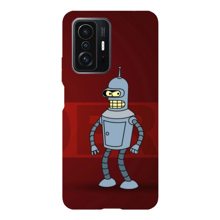 Husa telefon compatibila cu Xiaomi Redmi Note 14 Pro Plus, Viceversa, model Mad Bender Futurama, Silicon, TPU
