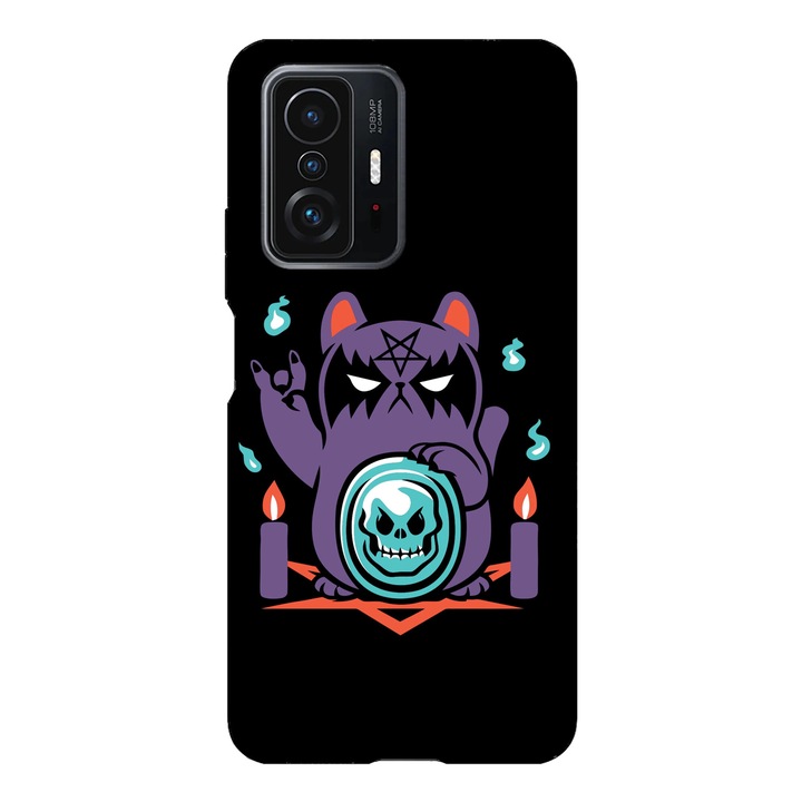 Husa telefon compatibila cu Xiaomi Redmi Note 14 Pro, Viceversa, model Magic cat, Silicon, TPU