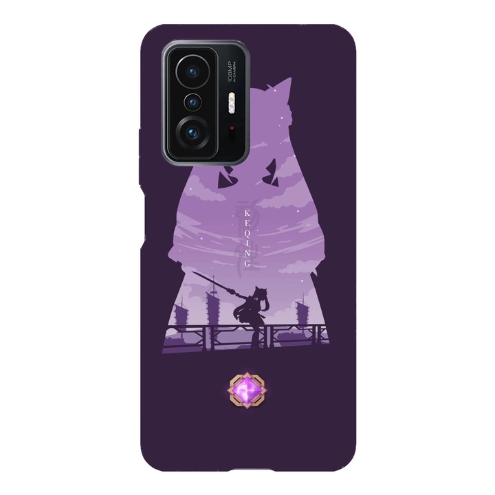 Husa telefon compatibila cu Xiaomi Redmi Note 14 Pro, Viceversa, model Genshin Impact Keqing, Silicon, TPU