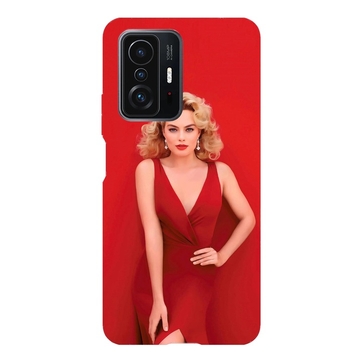 Husa telefon compatibila cu Xiaomi Redmi Note 14 Pro Plus, Viceversa, model Margot Robbie, Silicon, TPU